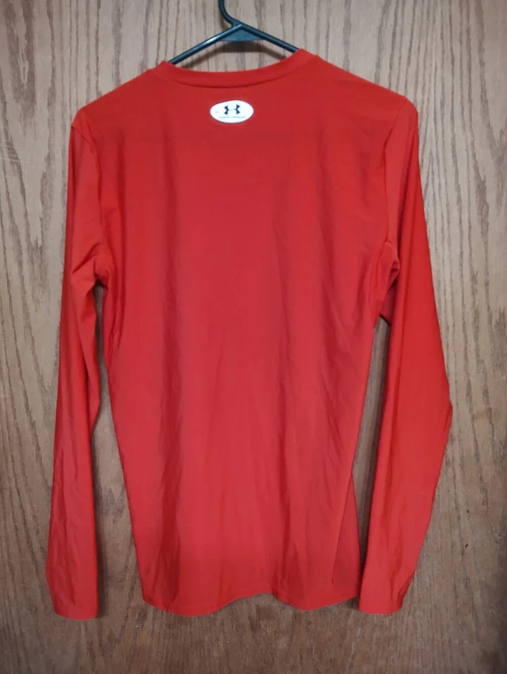 Under Armour Youth HeatGear Red Long Sleeve Shirt